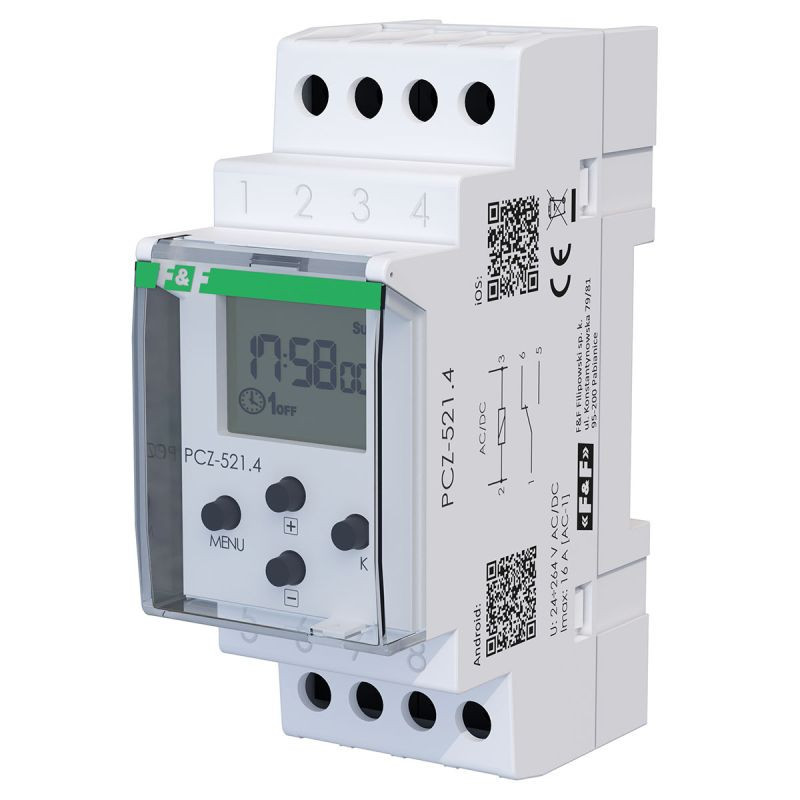 Zegar programowalny tygodniowy PCZ-521.4 Zegar programowalny tygodniowy PCZ-521.4