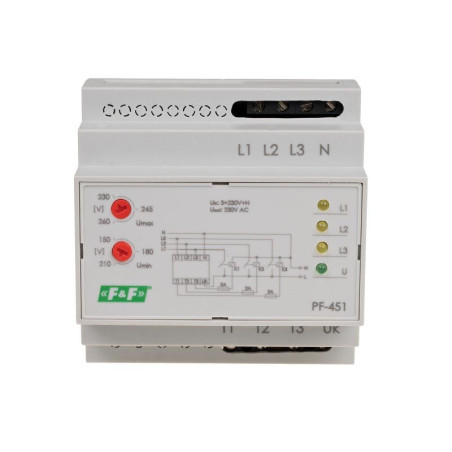 Automatyczny Przełącznik faz PF-451 F&F ELKAM-ELEKTRO