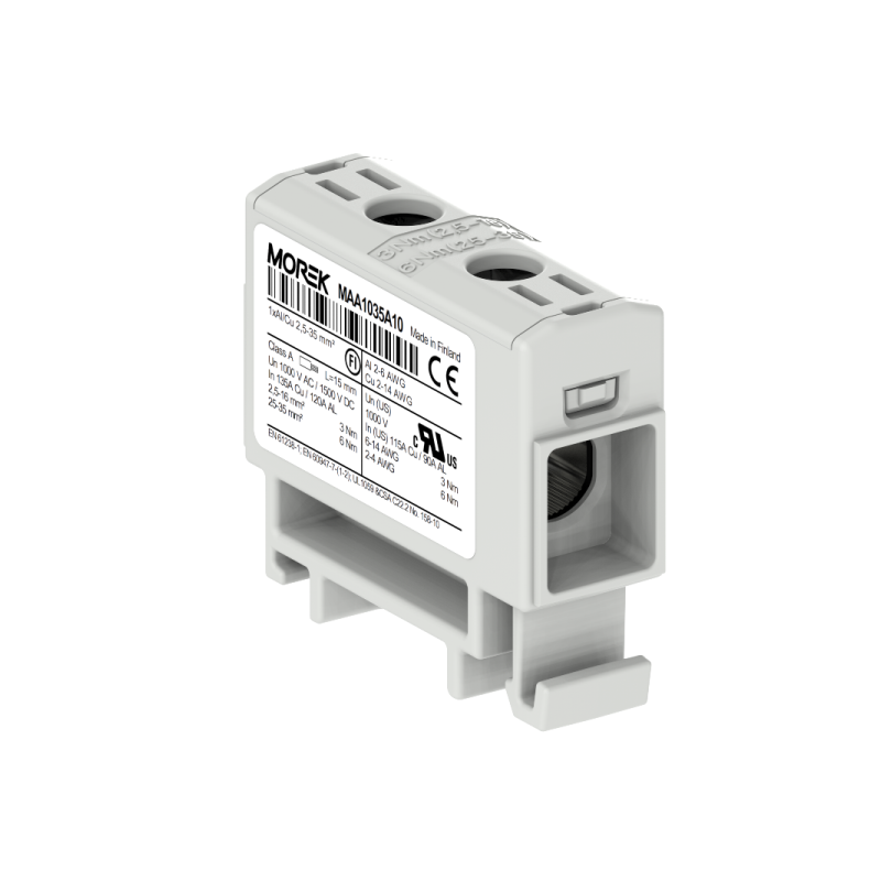 Zacisk uniwersalny OTL35 1xAl/Cu 2,5-35mm² 1500V MAA1035 MOREK