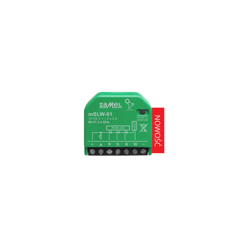 Sterownik LED RGBW Wi-Fi mSLW-01 SUPLA Sterownik LED RGBW Wi-Fi mSLW-01 SUPLA