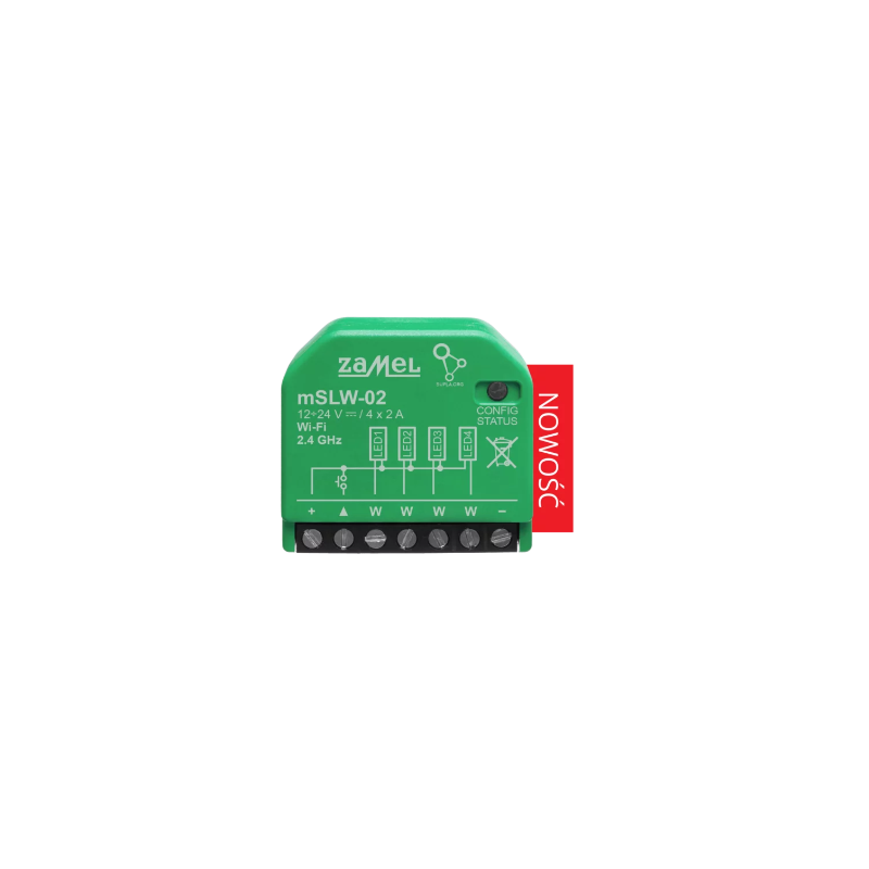 Sterownik 4x LED Wi-Fi mSLW-02 Sterownik 4x LED Wi-Fi mSLW-02