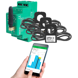 Monitor energii Wi-Fi MEW-01 — 3-fazowy, dwukierunkowy | El-Kam Elektr