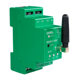 MEW-01 MRP ZAMEL MONITOR ENERGII ELEKTRYCZNEJ WI-FI 3F+N bez przekładników SUPLA