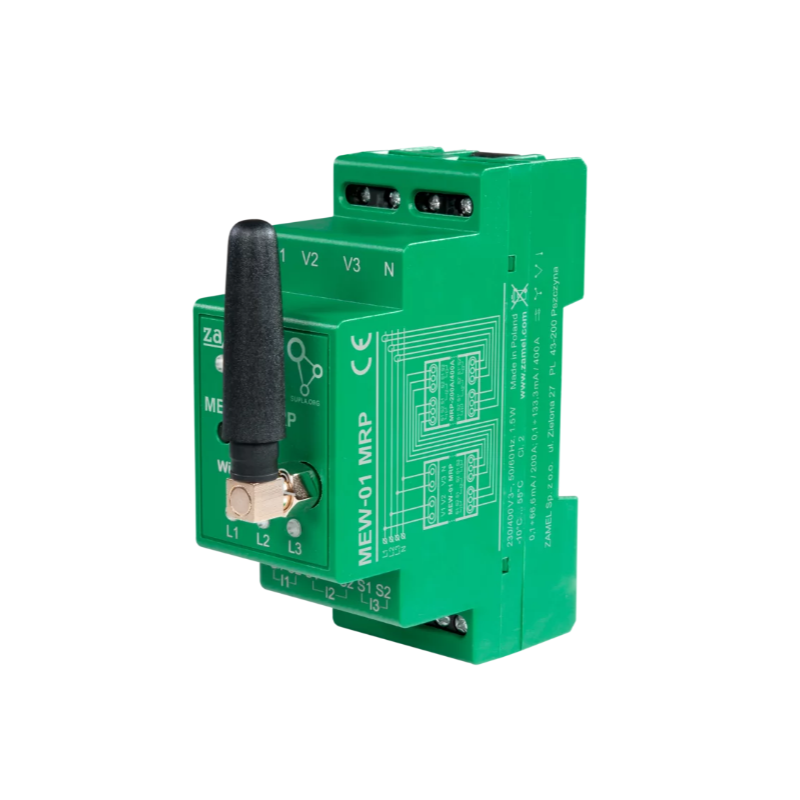 MEW-01 MRP ZAMEL MONITOR ENERGII ELEKTRYCZNEJ WI-FI 3F+N bez przekładników SUPLA