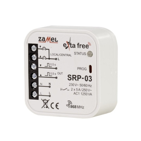 Sterownik rolet dopuszkowy – centralny SRP-03 EXTA FREE
