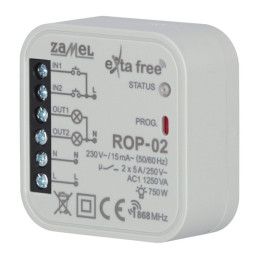 Radiowy odbiornik dopuszkowy 2- kanałowy ROP-02 EXTA FREE
