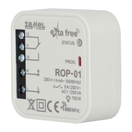 Radiowy odbiornik dopuszkowy 1- kanałowy ROP-01 EXTA FREE