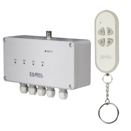 Radiowy wyłącznik sieciowy 4-kanałowy 230V RWS-311C/Z EXTA FREE