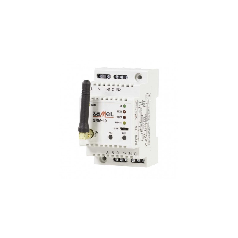 Zdalny sterownik GSM modułowy 2-kanałowy GRM-10 EXTA FREE Zdalny sterownik GSM modułowy 2-kanałowy GRM-10 EXTA FREE