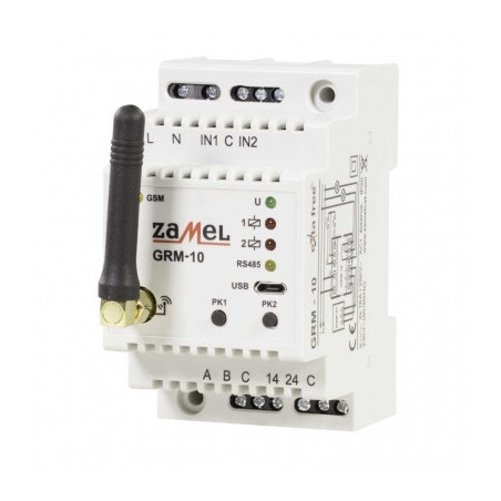 Zdalny sterownik GSM modułowy 2-kanałowy GRM-10 EXTA FREE