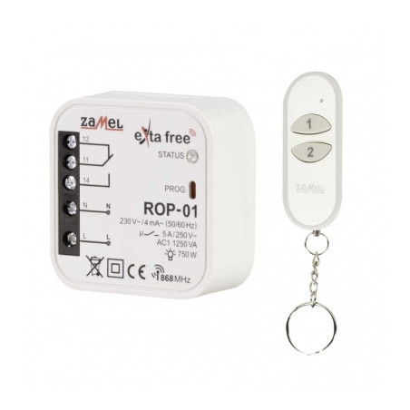 Zestaw sterowania bezprzewodowego (ROP01+P257/2) TYP: RZB-05 EXTA FREE