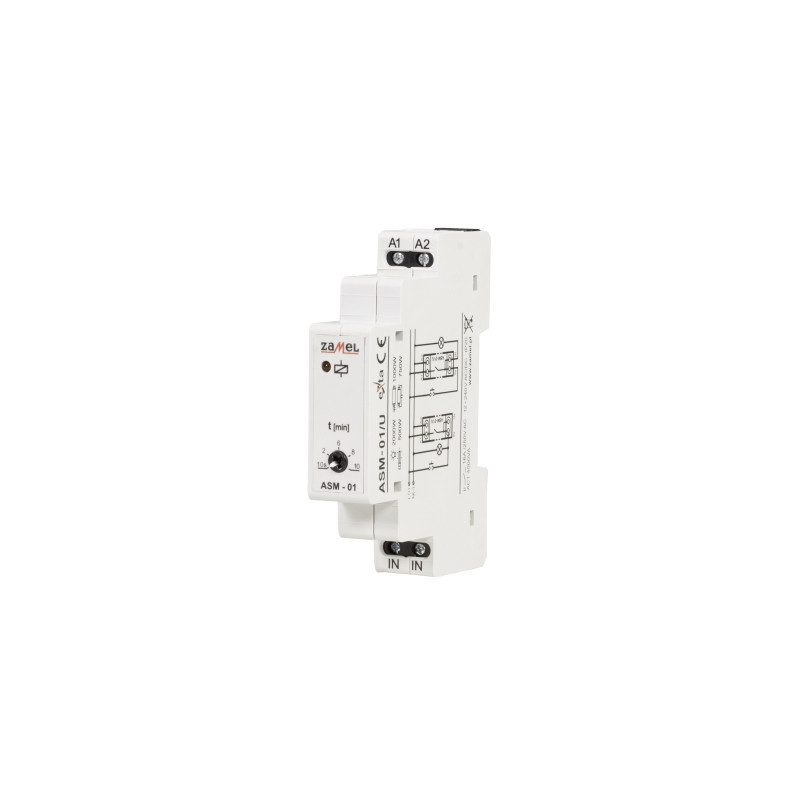 Automat schodowy 12-240V AC/DC TYP: ASM-01/U EXTA Automat schodowy 12-240V AC/DC TYP: ASM-01/U EXTA