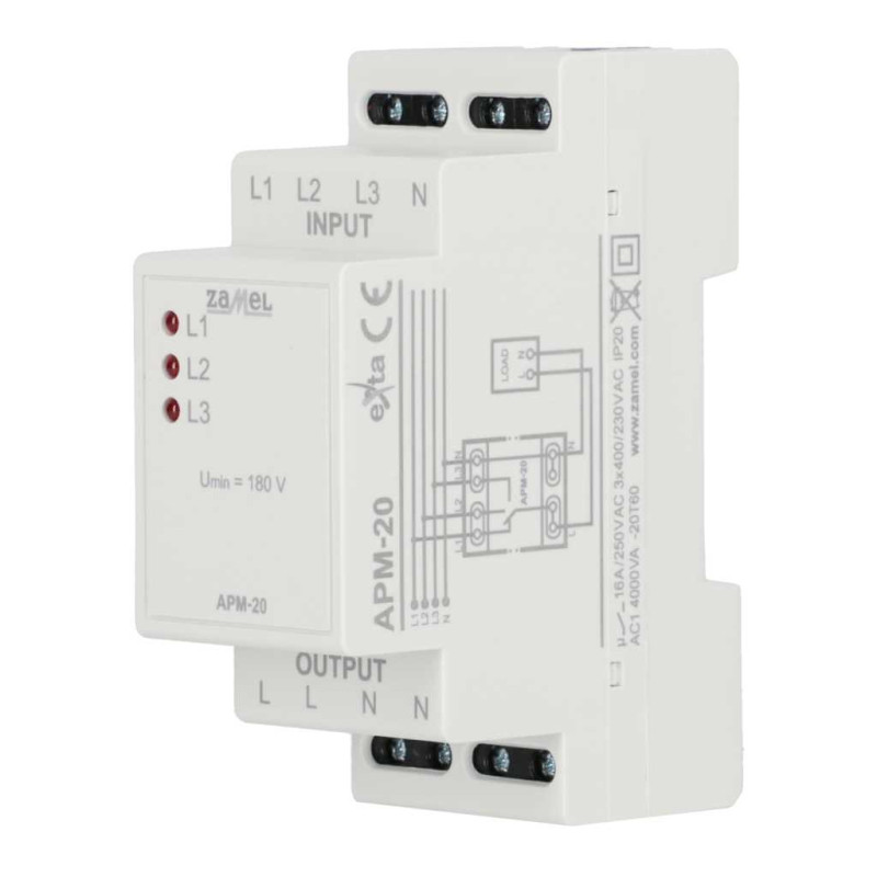 Automatyczny przełącznik faz APM-20 EXTA Automatyczny przełącznik faz APM-20 EXTA