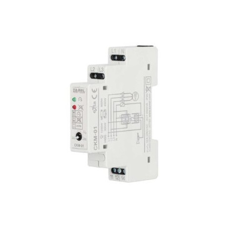 Czujnik kolejności faz 230/400V AC TYP: CKM-01 EXTA