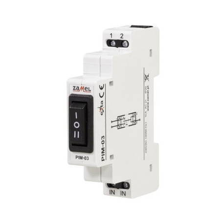 Przełącznik instalacyjny I-0-II 230V TYP: PIM-03 EXTA