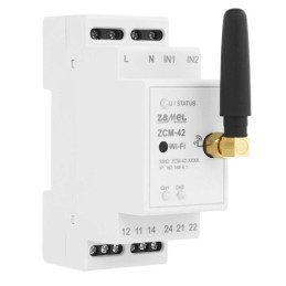 PROGRAMATOR CZASOWY USTAWIANY POPRZEZ WI-FI, 2XNO/NC 16A (INRUSH: 111A/20MS), 230V AC ZCM-42 EXTA