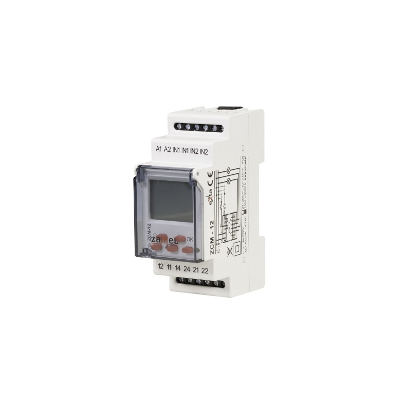 Programator czasowy 2-kan. tygodniowy 230V AC TYP: ZCM-12 EXTA Programator czasowy 2-kan. tygodniowy 230V AC TYP: ZCM-12 EXTA