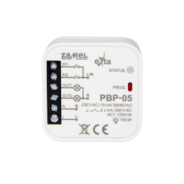 Przekaźnik bistabilny 2-kanałowy dopuszkowy 230 V AC PBP-05 EXTA